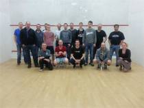Prijsuitreiking Drukkerij Bambach squashcompetitie