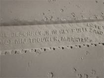 Een huwelijksaanzoek in het strand geschreven
