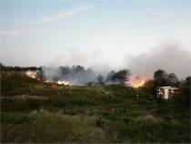 Groot alarm voor brand achter Bomenland