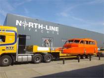 North-Line Yachts zet stuurhuis reddingsboot op transport