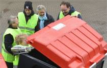 Afvalcontainer voor Henk Prins